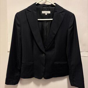 Cour Carre Women Wool Black Suit Blazer Jacket
